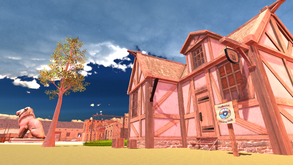 Mytherial's dining hall, situated next to the Tellusology department.